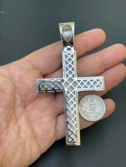 Iced 7ct Moissanite Huge 4" Real 925 Cross Pendant Men's Hip Hop Diamond Test ✅ 35 Iced 7ct Moissanite Huge 4" Real 925 Cross Pendant Men's Hip Hop Diamond Test ✅ -Harlem Bling Shop harlembling iced 7ct moissanite huge 4 real 925 cross pendant mens hip hop diamond test 54366.1664372926