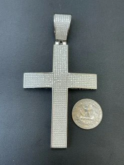 Iced 7ct Moissanite Huge 4" Real 925 Cross Pendant Men's Hip Hop Diamond Test ✅ 29 Iced 7ct Moissanite Huge 4" Real 925 Cross Pendant Men's Hip Hop Diamond Test ✅ -Harlem Bling Shop harlembling iced 7ct moissanite huge 4 real 925 cross pendant mens hip hop diamond test 66814.1664395120