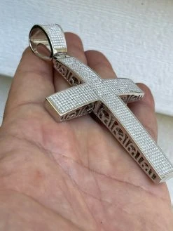 Iced 7ct Moissanite Huge 4" Real 925 Cross Pendant Men's Hip Hop Diamond Test ✅ 31 Iced 7ct Moissanite Huge 4" Real 925 Cross Pendant Men's Hip Hop Diamond Test ✅ -Harlem Bling Shop harlembling iced 7ct moissanite huge 4 real 925 cross pendant mens hip hop diamond test 86516.1664375158