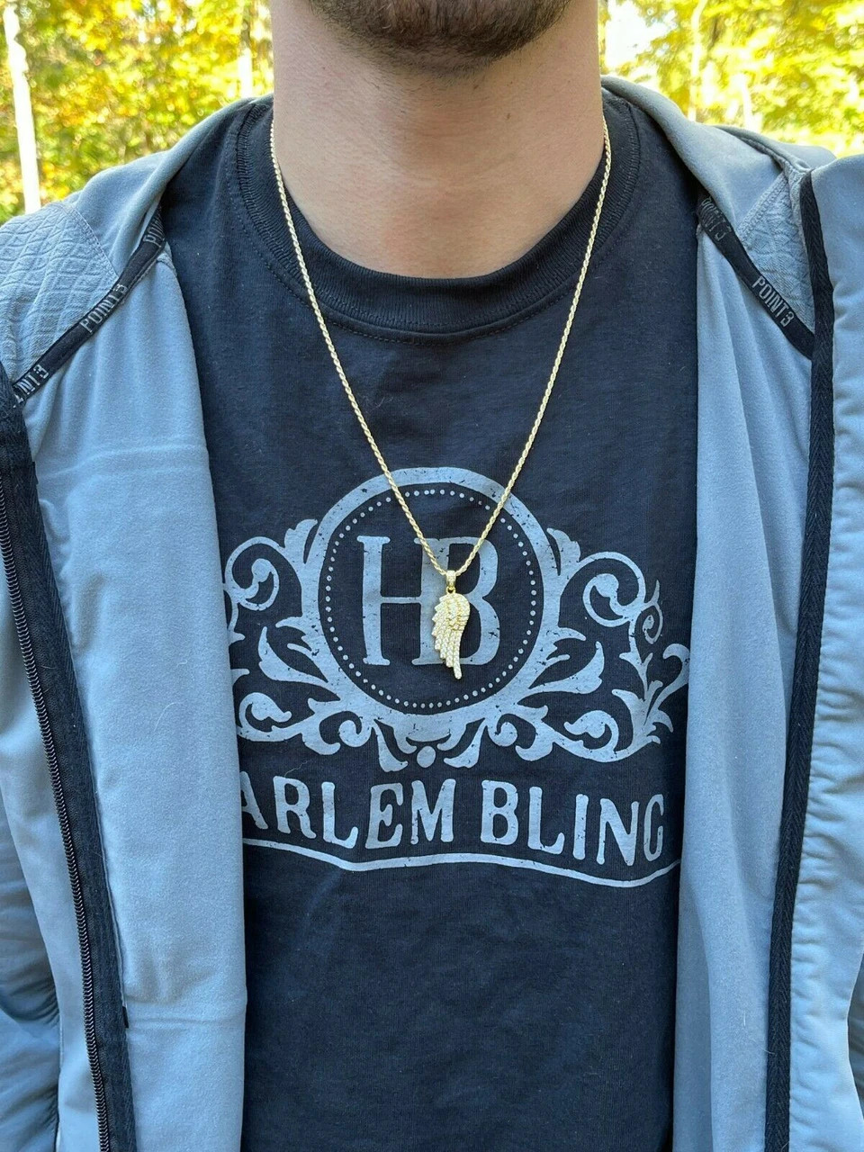 Iced Hip Hop Angel Wing Pendant 925 Silver / Gold MOISSANITE Pass Diamond Test 6 Iced Hip Hop Angel Wing Pendant 925 Silver / Gold MOISSANITE Pass Diamond Test - Image 4