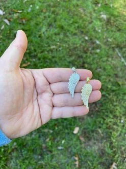 Iced Hip Hop Angel Wing Pendant 925 Silver / Gold MOISSANITE Pass Diamond Test 22 Iced Hip Hop Angel Wing Pendant 925 Silver / Gold MOISSANITE Pass Diamond Test -Harlem Bling Shop harlembling iced hip hop angel wing pendant 925 silver gold moissanite pass diamond test 95157.1664362836