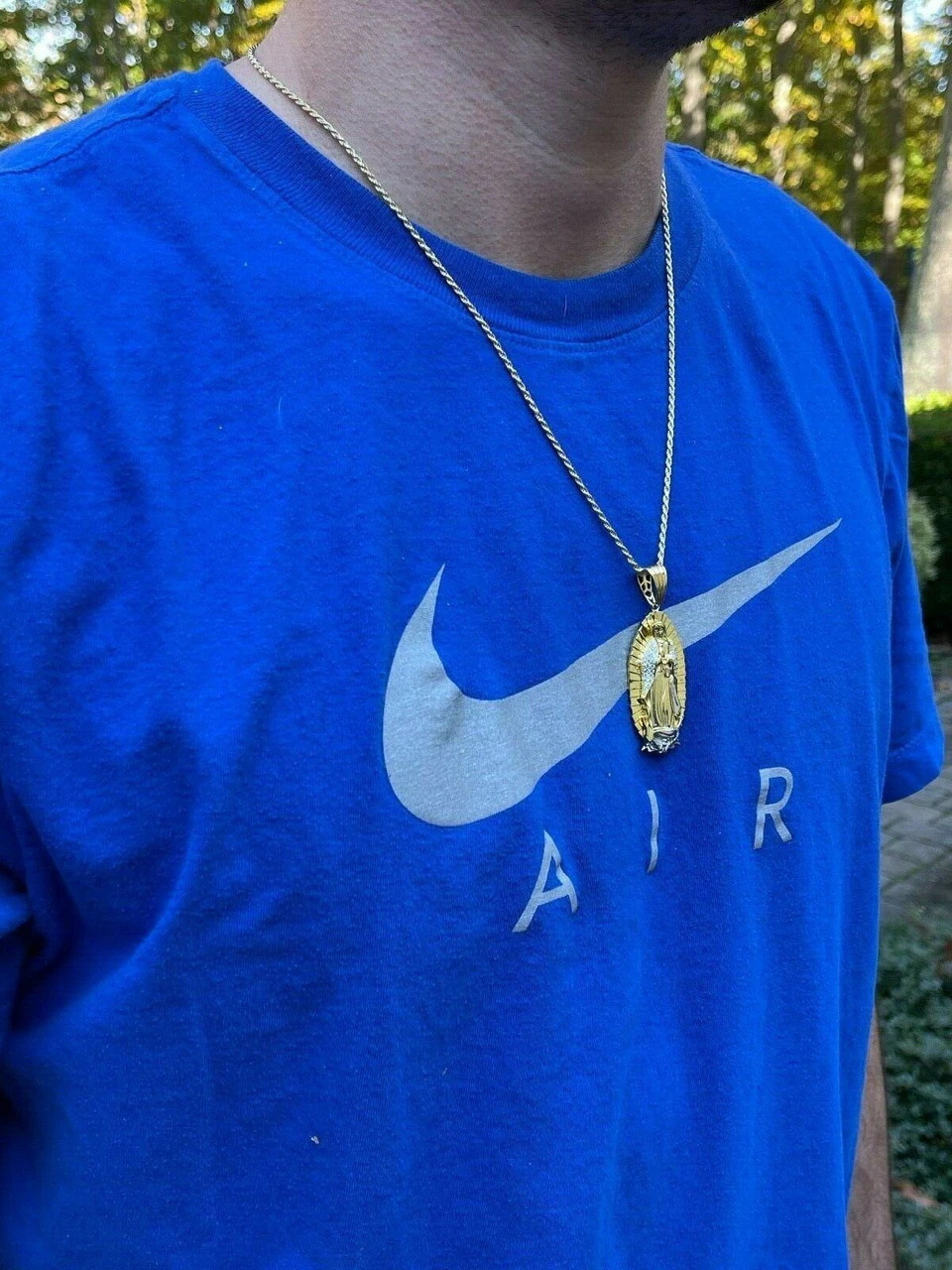 Iced Hip Hop Virgin Mary Pendant 925 Silver / Gold MOISSANITE Pass Diamond Test 14 Iced Hip Hop Virgin Mary Pendant 925 Silver / Gold MOISSANITE Pass Diamond Test - Image 12