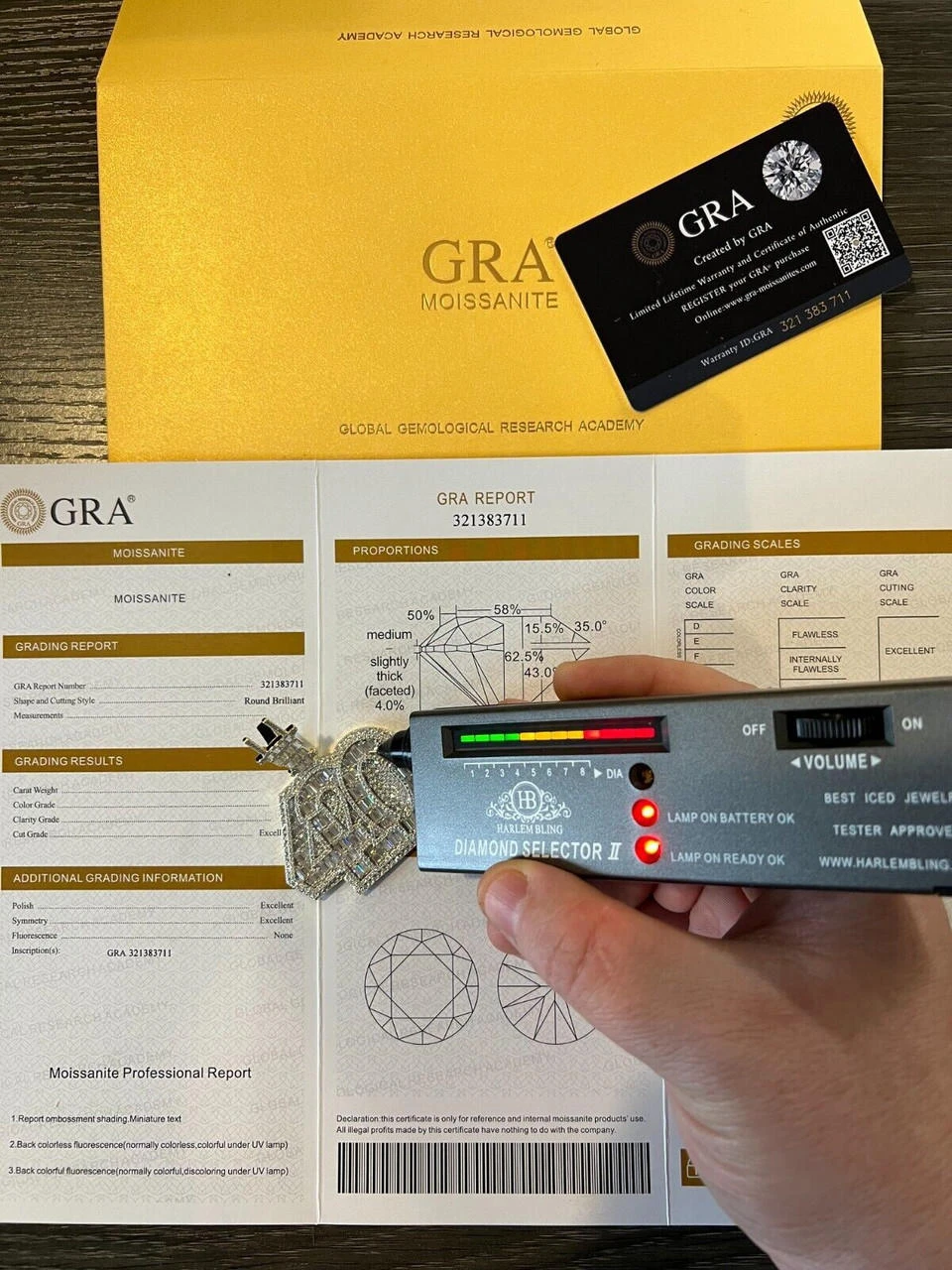 Iced MOISSANITE 925 Silver/Gold Plated 420 Plug Marijuana Weed Pendant Necklace 8 Iced MOISSANITE 925 Silver/Gold Plated 420 Plug Marijuana Weed Pendant Necklace - Image 6