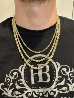 Iced MOISSANITE Clasp 14k Gold Plated Stainless Steel Rope Chain Necklace 4-6mm 28 Iced MOISSANITE Clasp 14k Gold Plated Stainless Steel Rope Chain Necklace 4-6mm -Harlem Bling Shop harlembling iced moissanite clasp 14k gold plated stainless steel rope chain necklace 4 6mm 57149.1678388289