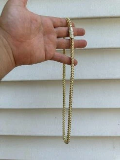 Iced MOISSANITE Clasp 14k Gold Stainless Steel Franco Chain Necklace Bracelet -Harlem Bling Shop harlembling iced moissanite clasp 14k gold stainless steel franco chain necklace bracelet 21126.1690848989