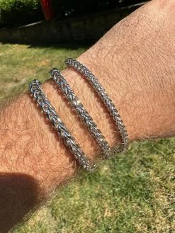 Iced MOISSANITE Clasp 925 Silver & Stainless Franco Bracelet 4-6mm Pass Tester ✅ 25 Iced MOISSANITE Clasp 925 Silver & Stainless Franco Bracelet 4-6mm Pass Tester ✅ -Harlem Bling Shop harlembling iced moissanite clasp 925 silver and stainless franco bracelet 4 6mm pass tester 13939.1690849020