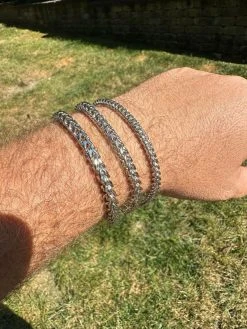 Iced MOISSANITE Clasp 925 Silver & Stainless Franco Bracelet 4-6mm Pass Tester ✅ 36 Iced MOISSANITE Clasp 925 Silver & Stainless Franco Bracelet 4-6mm Pass Tester ✅ -Harlem Bling Shop harlembling iced moissanite clasp 925 silver and stainless franco bracelet 4 6mm pass tester 64955.1690849101