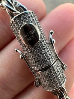 Iced MOISSANITE Clasp 925 Silver & Stainless Rope Bracelet 4-6mm Pass Tester ✅ 37 Iced MOISSANITE Clasp 925 Silver & Stainless Rope Bracelet 4-6mm Pass Tester ✅ -Harlem Bling Shop harlembling iced moissanite clasp 925 silver and stainless rope bracelet 4 6mm pass tester 11668.1678388116
