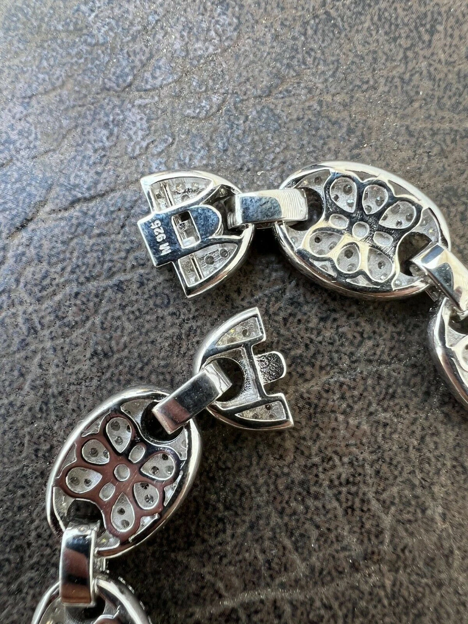 ICED Moissanite Gucci Link Bracelet 12mm Hip Hop 925 Silver Pass Diamond Tester 11 ICED Moissanite Gucci Link Bracelet 12mm Hip Hop 925 Silver Pass Diamond Tester - Image 9