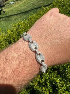 ICED Moissanite Gucci Link Bracelet 12mm Hip Hop 925 Silver Pass Diamond Tester 18 ICED Moissanite Gucci Link Bracelet 12mm Hip Hop 925 Silver Pass Diamond Tester -Harlem Bling Shop harlembling iced moissanite gucci link bracelet 12mm hip hop 925 silver pass diamond tester 77721.1664355808