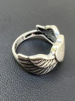 Irish Claddagh Friendship And Love 925 Sterling Silver Ring Heart W. Feathers 15 Irish Claddagh Friendship And Love 925 Sterling Silver Ring Heart W. Feathers -Harlem Bling Shop harlembling irish claddagh friendship and love 925 sterling silver ring heart w feathers 58417.1664301853