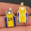 Kobe Bryant 24 Basketball Pendant Real 925 Sterling Silver / Gold Necklace 1" 1 Kobe Bryant 24 Basketball Pendant Real 925 Sterling Silver / Gold Necklace 1" -Harlem Bling Shop harlembling kobe bryant 24 basketball pendant real 925 sterling silver gold necklace 1 03478.1664376939
