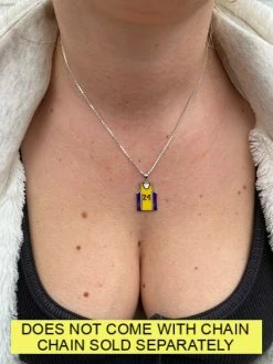 Kobe Bryant 24 Basketball Pendant Real 925 Sterling Silver / Gold Necklace 1" 17 Kobe Bryant 24 Basketball Pendant Real 925 Sterling Silver / Gold Necklace 1" -Harlem Bling Shop harlembling kobe bryant 24 basketball pendant real 925 sterling silver gold necklace 1 26616.1664379678