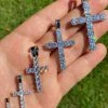 Ladies & Mens Diamond Cross Pendant Solid 925 Sterling Silver Iced Necklace 2 Ladies & Mens Diamond Cross Pendant Solid 925 Sterling Silver Iced Necklace -Harlem Bling Shop harlembling ladies and mens diamond cross pendant solid 925 sterling silver iced necklace 13385.1664393050