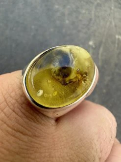 Large Genuine Baltic Amber Stone Mens Real Solid 925 Sterling Silver Signet Ring 40 Large Genuine Baltic Amber Stone Mens Real Solid 925 Sterling Silver Signet Ring -Harlem Bling Shop harlembling large genuine baltic amber stone mens real solid 925 sterling silver signet ring 36084.1682194971