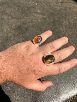 Large Genuine Baltic Amber Stone Mens Real Solid 925 Sterling Silver Signet Ring 30 Large Genuine Baltic Amber Stone Mens Real Solid 925 Sterling Silver Signet Ring -Harlem Bling Shop harlembling large genuine baltic amber stone mens real solid 925 sterling silver signet ring 79377.1682195157