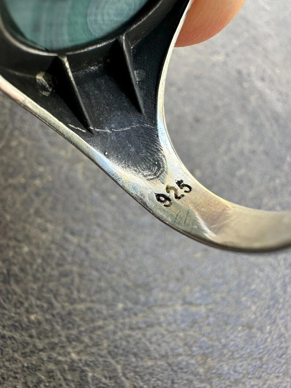 Large Green Malachite Gemstone Mens Real Solid 925 Sterling Silver Signet Ring 12 Large Green Malachite Gemstone Mens Real Solid 925 Sterling Silver Signet Ring - Image 10