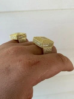 Large Iced 14k Gold Over Real Solid 925 Sterling Silver Men Diamond Ring Hip Hop 19 Large Iced 14k Gold Over Real Solid 925 Sterling Silver Men Diamond Ring Hip Hop -Harlem Bling Shop harlembling large iced 14k gold over real solid 925 sterling silver men diamond ring hip hop 22886.1664381198