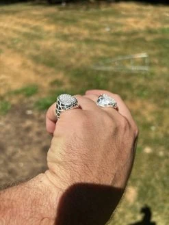 Large Nugget Mens Real Solid 925 Sterling Silver Iced CZ Pinky Ring Big Hip Hop 19 Large Nugget Mens Real Solid 925 Sterling Silver Iced CZ Pinky Ring Big Hip Hop -Harlem Bling Shop harlembling large nugget mens real solid 925 sterling silver iced cz pinky ring big hip hop 16884.1664301130