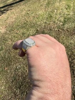 Large Real 14k Gold Vermeil 3ct MOISSANITE Pinky RING Hip Hop Pass Diamond Test 21 Large Real 14k Gold Vermeil 3ct MOISSANITE Pinky RING Hip Hop Pass Diamond Test -Harlem Bling Shop harlembling large real 14k gold vermeil 3ct moissanite pinky ring hip hop pass diamond test 42628.1664359680