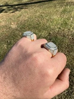 Large Real 14k Gold Vermeil 3ct MOISSANITE Pinky RING Hip Hop Pass Diamond Test 22 Large Real 14k Gold Vermeil 3ct MOISSANITE Pinky RING Hip Hop Pass Diamond Test -Harlem Bling Shop harlembling large real 14k gold vermeil 3ct moissanite pinky ring hip hop pass diamond test 89401.1664357650