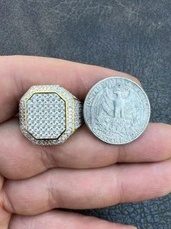 Large Real 14k Gold Vermeil 3ct MOISSANITE Pinky RING Hip Hop Pass Diamond Test 25 Large Real 14k Gold Vermeil 3ct MOISSANITE Pinky RING Hip Hop Pass Diamond Test -Harlem Bling Shop harlembling large real 14k gold vermeil 3ct moissanite pinky ring hip hop pass diamond test 94121.1664357927