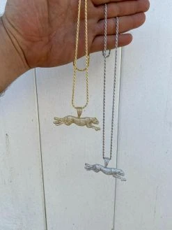 Large Real 925 Sterling Panther Cheetah Puma Pendant Necklace Iced Gold Silver 23 Large Real 925 Sterling Panther Cheetah Puma Pendant Necklace Iced Gold Silver -Harlem Bling Shop harlembling large real 925 sterling panther cheetah puma pendant necklace iced gold silver 53982.1664391359