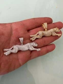 Large Real 925 Sterling Panther Cheetah Puma Pendant Necklace Iced Gold Silver 24 Large Real 925 Sterling Panther Cheetah Puma Pendant Necklace Iced Gold Silver -Harlem Bling Shop harlembling large real 925 sterling panther cheetah puma pendant necklace iced gold silver 72690.1664393230