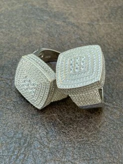 Large Real Solid 925 Sterling Silver Mens Iced Diamond Baguette Out Ring Hip Hop 25 Large Real Solid 925 Sterling Silver Mens Iced Diamond Baguette Out Ring Hip Hop -Harlem Bling Shop harlembling large real solid 925 sterling silver mens iced diamond baguette out ring hip hop 12534.1664391089
