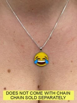Laughing Smiley LOL Emoji Solid 925 Sterling Silver 1" Pendant For Necklace 22 Laughing Smiley LOL Emoji Solid 925 Sterling Silver 1" Pendant For Necklace -Harlem Bling Shop harlembling laughing smiley lol emoji solid 925 sterling silver 1 pendant for necklace 62423.1664391712