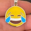 Laughing Smiley LOL Emoji Solid 925 Sterling Silver 1" Pendant For Necklace 2 Laughing Smiley LOL Emoji Solid 925 Sterling Silver 1" Pendant For Necklace -Harlem Bling Shop harlembling laughing smiley lol emoji solid 925 sterling silver 1 pendant for necklace 84097.1664396028