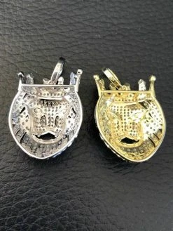 Lion W. Crown Solid 925 Sterling Silver Pendant Diamond African Rasta LEO Chain 18 Lion W. Crown Solid 925 Sterling Silver Pendant Diamond African Rasta LEO Chain -Harlem Bling Shop harlembling lion w crown solid 925 sterling silver pendant diamond african rasta leo chain 21425.1664387039