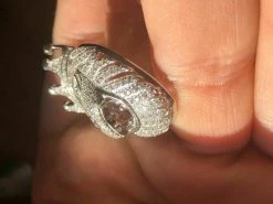 Lion W. Crown Solid 925 Sterling Silver Pendant Diamond African Rasta LEO Chain 19 Lion W. Crown Solid 925 Sterling Silver Pendant Diamond African Rasta LEO Chain -Harlem Bling Shop harlembling lion w crown solid 925 sterling silver pendant diamond african rasta leo chain 37497.1664373829