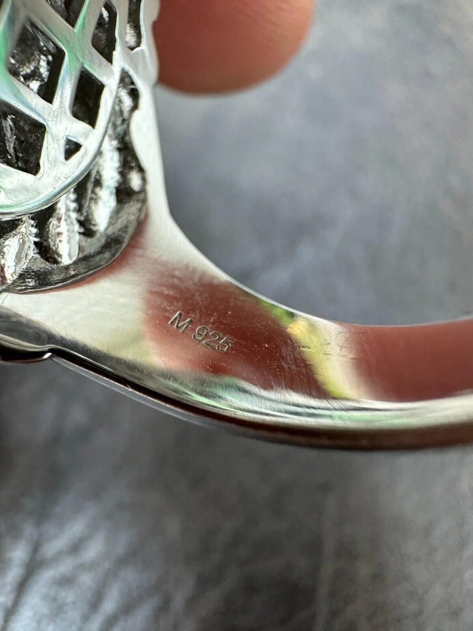 Lion W. Moissanite Baguette Crown 3D Mens Ring - Real Solid 925 Sterling Silver 19 Lion W. Moissanite Baguette Crown 3D Mens Ring - Real Solid 925 Sterling Silver - Image 17