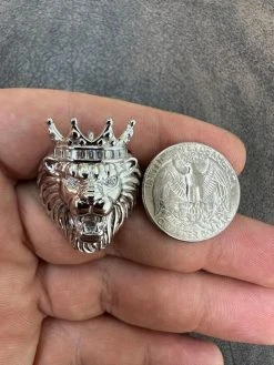 Lion W. Moissanite Baguette Crown 3D Mens Ring - Real Solid 925 Sterling Silver 29 Lion W. Moissanite Baguette Crown 3D Mens Ring - Real Solid 925 Sterling Silver -Harlem Bling Shop harlembling lion w moissanite baguette crown 3d mens ring real solid 925 sterling silver 61062.1690329952