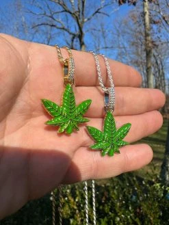 Marijuana Pendant Moissanite 925 Silver Marijuana Weed Leaf Pendant Necklace 35 Marijuana Pendant Moissanite 925 Silver Marijuana Weed Leaf Pendant Necklace -Harlem Bling Shop harlembling marijuana pendant moissanite 925 silver marijuana weed leaf pendant necklace 18363.1702443254