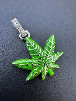 Marijuana Pendant Moissanite 925 Silver Marijuana Weed Leaf Pendant Necklace 41 Marijuana Pendant Moissanite 925 Silver Marijuana Weed Leaf Pendant Necklace -Harlem Bling Shop harlembling marijuana pendant moissanite 925 silver marijuana weed leaf pendant necklace 99416.1702443335