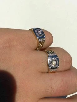 Men 10k Gold & Real Solid 925 Sterling Silver Presidential Watch Band Ring Pinky -Harlem Bling Shop harlembling men 10k gold and real solid 925 sterling silver presidential watch band ring pinky 08881.1664375530