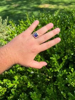 Men Real 925 Sterling Silver Simulated Purple Amethyst Gem Stone Pinky Ring Iced 20 Men Real 925 Sterling Silver Simulated Purple Amethyst Gem Stone Pinky Ring Iced -Harlem Bling Shop harlembling men real 925 sterling silver simulated purple amethyst gem stone pinky ring iced 99683.1664302123