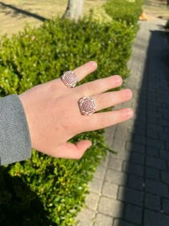 Men Real Solid 925 Sterling Silver Iced Red Ruby Ring HipHop Pinky Or Any Finger -Harlem Bling Shop harlembling men real solid 925 sterling silver iced red ruby ring hiphop pinky or any finger 00950.1664359112