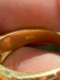 Mens 14k Gold 925 Sterling Silver Diamond Cut Wedding Band Ring Pinky Solitaire -Harlem Bling Shop harlembling mens 14k gold 925 sterling silver diamond cut wedding band ring pinky solitaire 31471.1664377555