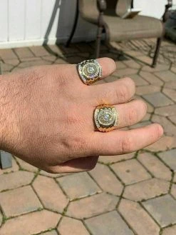 Men's 14k Gold & Real Solid 925 Silver Big Diamond RING Iced Icy Large Pinky 21 Men's 14k Gold & Real Solid 925 Silver Big Diamond RING Iced Icy Large Pinky -Harlem Bling Shop harlembling mens 14k gold and real solid 925 silver big diamond ring iced icy large pinky 08720.1664383479