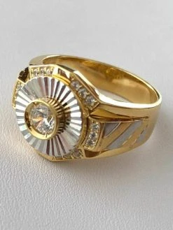 Men's 14k Gold & Real Solid 925 Silver Diamond RING Iced Icy Pinky Solitaire 18 Men's 14k Gold & Real Solid 925 Silver Diamond RING Iced Icy Pinky Solitaire -Harlem Bling Shop harlembling mens 14k gold and real solid 925 silver diamond ring iced icy pinky solitaire 20269.1664398738