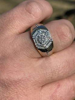 Mens 14k Gold & Real Solid 925 Silver Diamond RING Size 6 7 8 9 10 11 12 13 ICED 16 Mens 14k Gold & Real Solid 925 Silver Diamond RING Size 6 7 8 9 10 11 12 13 ICED -Harlem Bling Shop harlembling mens 14k gold and real solid 925 silver diamond ring size 6 7 8 9 10 11 12 13 iced 31294.1664394230
