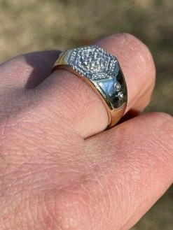Mens 14k Gold & Real Solid 925 Silver Diamond RING Size 6 7 8 9 10 11 12 13 ICED 22 Mens 14k Gold & Real Solid 925 Silver Diamond RING Size 6 7 8 9 10 11 12 13 ICED -Harlem Bling Shop harlembling mens 14k gold and real solid 925 silver diamond ring size 6 7 8 9 10 11 12 13 iced 78532.1664392003