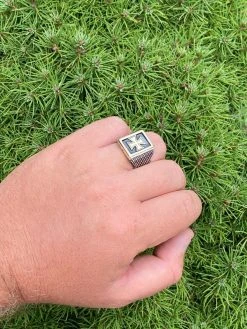 Mens 14k Gold & Real Solid 925 Sterling Silver German Maltese Iron Cross Ring -Harlem Bling Shop harlembling mens 14k gold and real solid 925 sterling silver german maltese iron cross ring 39200.1665670217