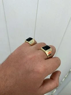 Mens 14k Gold Over Real Solid 925 Silver Black Onyx Ring Size 7 8 9 10 11 12 13 30 Mens 14k Gold Over Real Solid 925 Silver Black Onyx Ring Size 7 8 9 10 11 12 13 -Harlem Bling Shop harlembling mens 14k gold over real solid 925 silver black onyx ring size 7 8 9 10 11 12 13 22625.1664373192