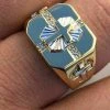 Mens 14k Gold Over Real Solid 925 Silver Cross Ring Size Pinky 7 8 9 10 11 12 13 2 Mens 14k Gold Over Real Solid 925 Silver Cross Ring Size Pinky 7 8 9 10 11 12 13 -Harlem Bling Shop harlembling mens 14k gold over real solid 925 silver cross ring size pinky 7 8 9 10 11 12 13 87462.1664392066