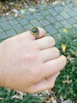 Mens 14k Gold Over Real Solid 925 Sterling Silver Black Onyx Round Signet Ring 18 Mens 14k Gold Over Real Solid 925 Sterling Silver Black Onyx Round Signet Ring -Harlem Bling Shop harlembling mens 14k gold over real solid 925 sterling silver black onyx round signet ring 82939.1664383945