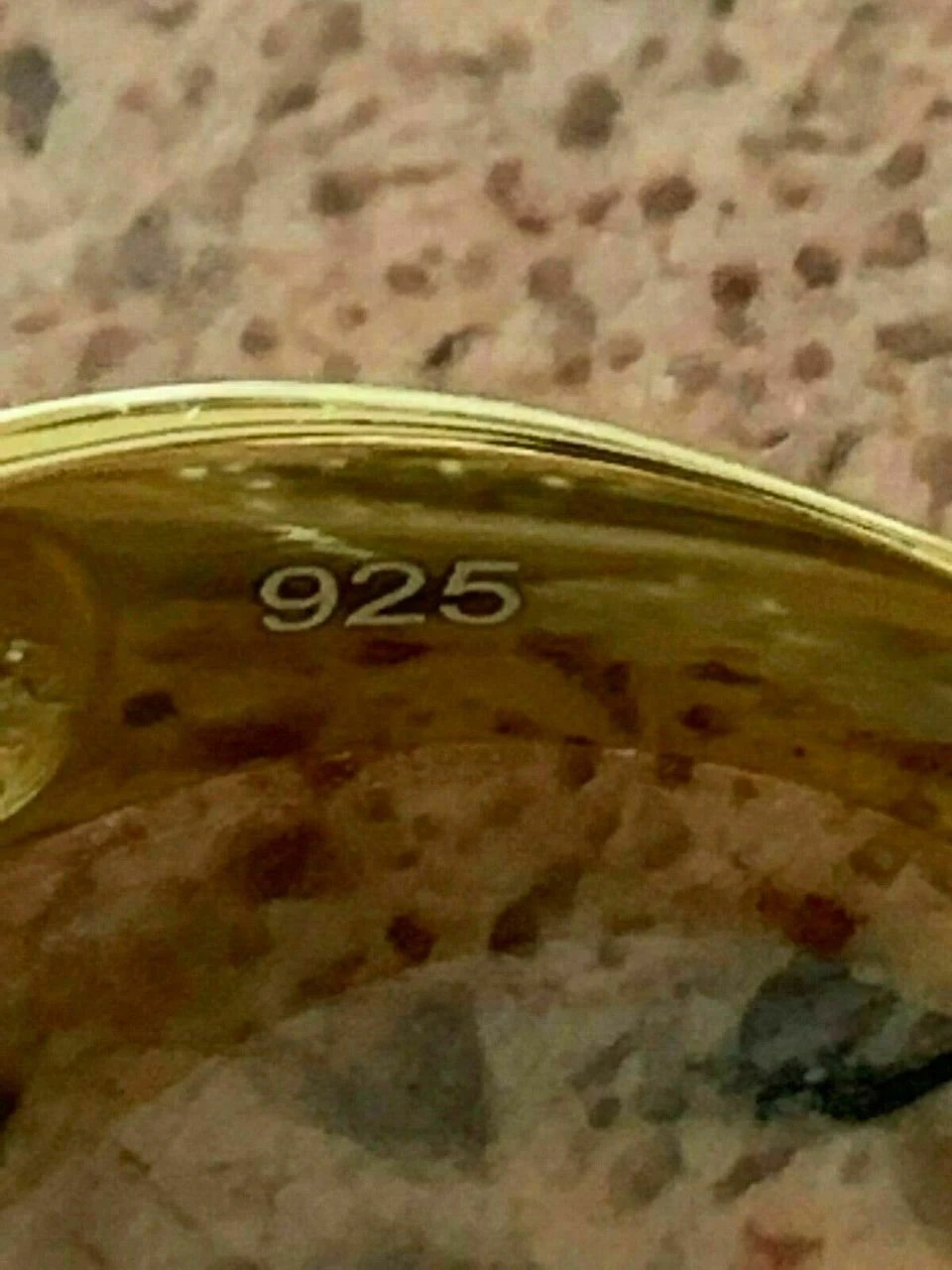 Men's 14k Gold Over REAL Solid 925 Sterling Silver Diamond Nugget Ring Sz 7-13 19 Men's 14k Gold Over REAL Solid 925 Sterling Silver Diamond Nugget Ring Sz 7-13 - Image 17